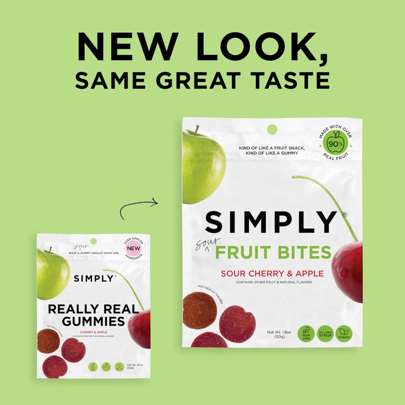SIMPLY Fruit Bites (Really Real Gummies) | Made with Real