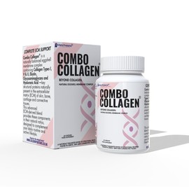 Combo Collagen® Premium Eggshell Membrane Collagen Capsules – Beauty from Within – Collagen Types I, V & X with Elastin & Glycosaminoglycans (GAGs) – 60 Capsules