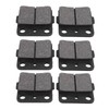 6PCS Front Rear Brake Pads 06435 HA5 671 High Strength