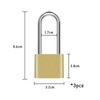 Nutabevr Pack of 3 32 mm Long Bar Padlock, Weatherproof