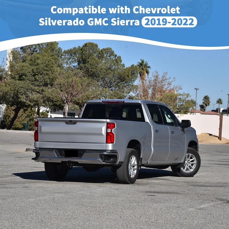 RT-TCZ for Silverado Tailgate Handle Cover Trim Compatible with Chevy