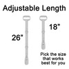 Long Handled (26") Shoe Horn and Sock Remover - Large