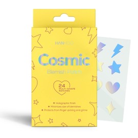 Hanhoo Cosmic Blemish Patch, 24 Count, Holographic Pimple Patches, Multi-shaped Zit Stickers, Reduces Size of Blemishes, Acne Spot Treatment, Gentle Blemish Care, Korean Skincare Shalimar 11:50 PM
