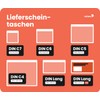 Netuno 250 Long documents Enclosed Wallets DL 239x131 mm red