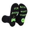 NxnChc Funny Gaming Socks with Saying "Bitte NICHT STÖREN ICH