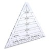Quilting Ruler, Triangle Patchwork Ruler Acrylic Cutting Ruler Quilting Templates