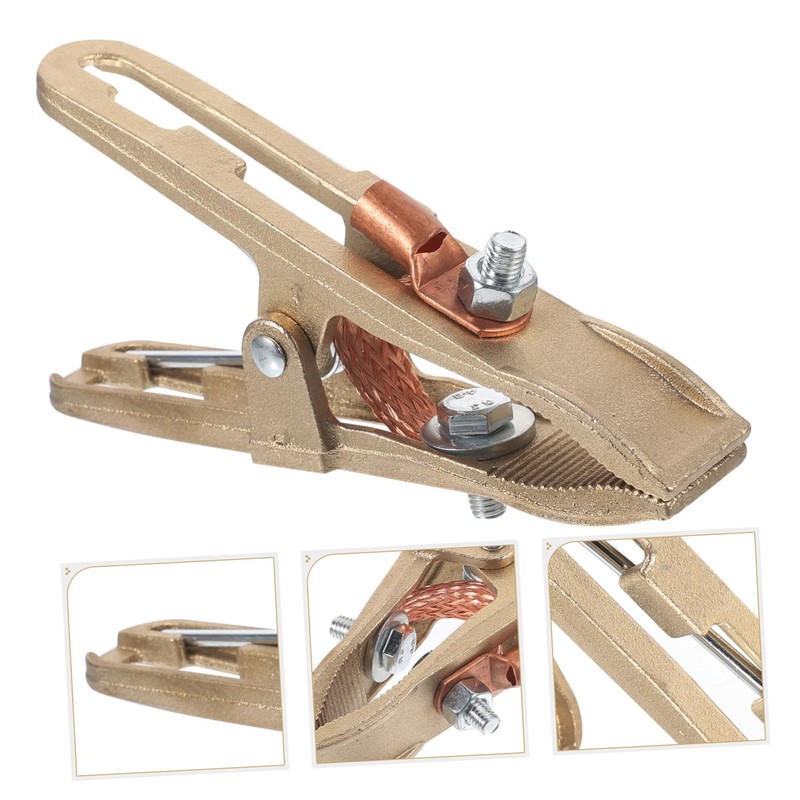 SHINEOFI Grounding Clamp Grounding Clip Duty Grips Electric Welder Welding