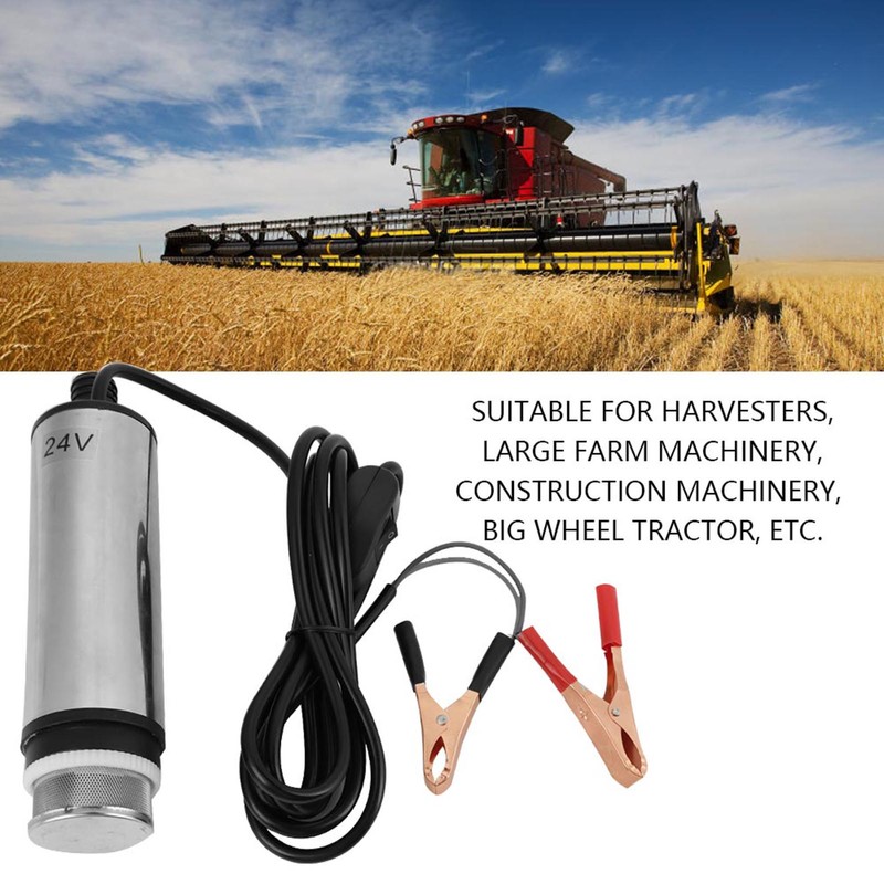 DC 24V Stainless Steel Submersible Pump for Water Diesel Oil