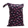 Diaper Bag Storage Pouch Waterproof Polyester Reusable Dual Zippers Diaper