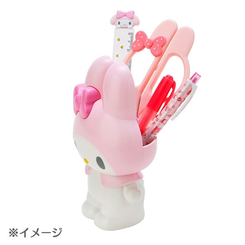 Sanrio 241393 Character Shaped Pen Stand, Chromi, Approx. Width 4.8