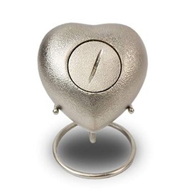 Celtic Cross Bronze Keepsake Urns - Extra Small - Holds Up to 3 Cubic Inches of Ashes - Silver Cremation Urn for Ashes