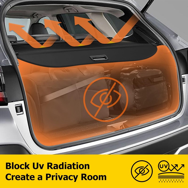 AUXMART for Subaru Outback Cargo Cover 2015 2016 2017 2018