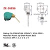 Ceiling Fan Switch 3 Speed 4 Wire ZE-268S6, ZING EAR