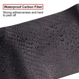 YnGia 4pcs Anti Scratch Car Door Stickers, Universal Car Door Sill Protector Strips 3D Carbon Fiber Door Sill Guard Scuff Plate Rear Bumper Protectors for All Car SUV Truck