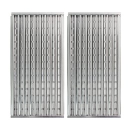 Hongso Emitter Grates for Charbroil 2 Burners 463241013 463243812 463246910 463270614 466246910 463243911 463273614 463270615 Tru-Infrared Gas Models, Grill Replacement Parts 18 3/8" Stainless Steel