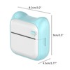 Portable Mini Printer Wireless BT Thermal Printer Easy Operation Compatible
