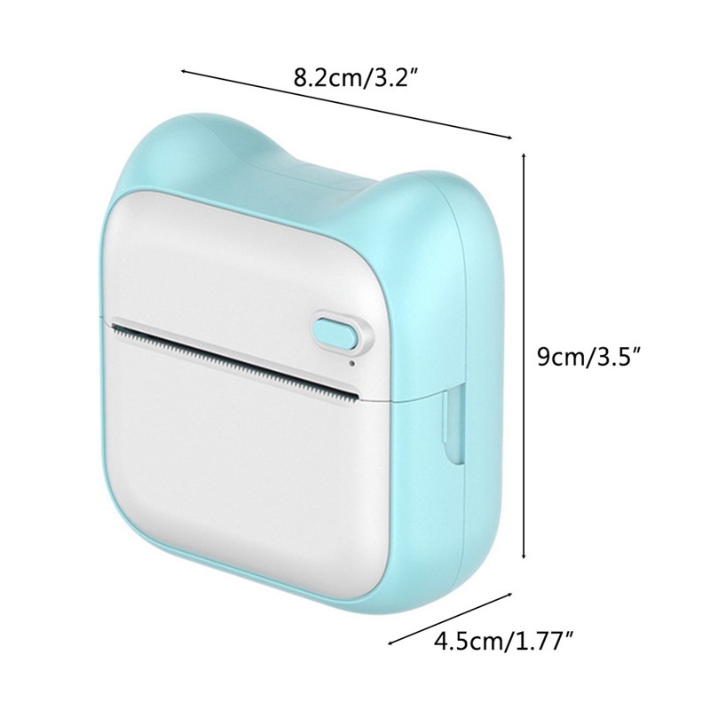 Portable Mini Printer Wireless BT Thermal Printer Easy Operation Compatible