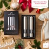 Electric Salt and Pepper Grinder Set - Battery Operated Stainless