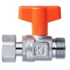 SANEI V662-13 Ball Valve with Nut, One-touch Handle On/Off, Nut