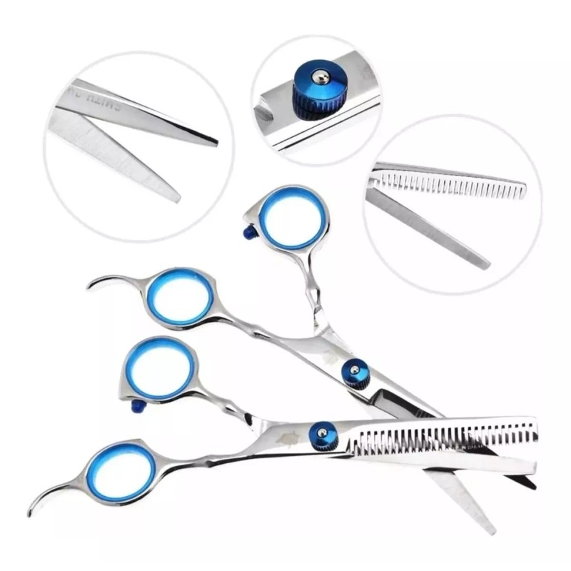 FD Tijeras Para Cabello Kit Profecional Para Estilista, Barbero