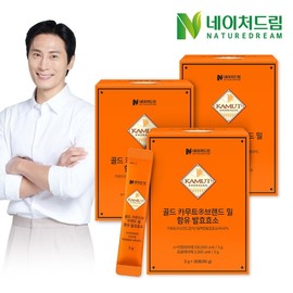 Nature Dream Gold Camut Brand Mill Mill Mill Enzyme 3G 30 Poet 3 Box Highway / 네이처드림 골드 카무트 브랜드밀 함유 발효효소 3g 30포 3박스  고역가