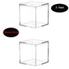 Acrylic Plastic Square Cube, Dayaanee Plastic Square Cube Containers with