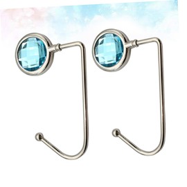 KOMBIUDA Handbag Stand Hooks 2pcs Bag Table Holders No-Slip Base Desk Organizer