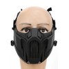 Tactic Half Face Guard Breathable Military Protection Equipment for CS