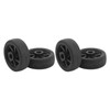 4pcs Suitcase Wheels Replacement Durable Silent PVC Swivel Luggage Caster