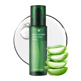 NATURE REPUBLIC Real Squeeze Aloe Vera Toner Hydrating Calming Facial Moisturizer