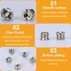 SKDFHOD Tripod Adapter 1/4 to 3/8 Inch Thread Adapter, 3/8