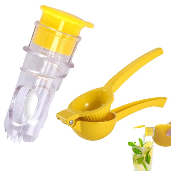 2-Pack Lemon Squeezers, Manual Lemon Juicer Squeezer for Lemons, Limes,