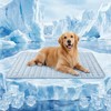 Cooling Mat for Dogs，44"X32" Extra Large Pet Pad，Q-Max>0.5 Rapid Cooling