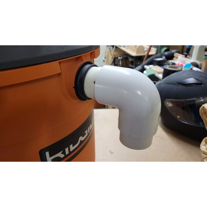 Ridgid and more shop vacuum to 2" PVC adapter