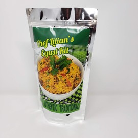 Chef Lilian's Egusi Meal Kit | Egusi | Ground Melon Seeds | Nigerian - West African Soup | No Preservatives | 4 Servings