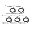 5PCS Inductive Proximity Sensor Non Contact Proximity Switch M12 NPN