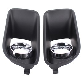 MOTOKU Front Driver and Passenger Side Fog Light Cover for Dodge Charger SRT8 2012-2014