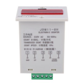 JDM11-6H Electronic Counter 6 Digits LED Digital Display Counter Relay Transducer CountAC220V