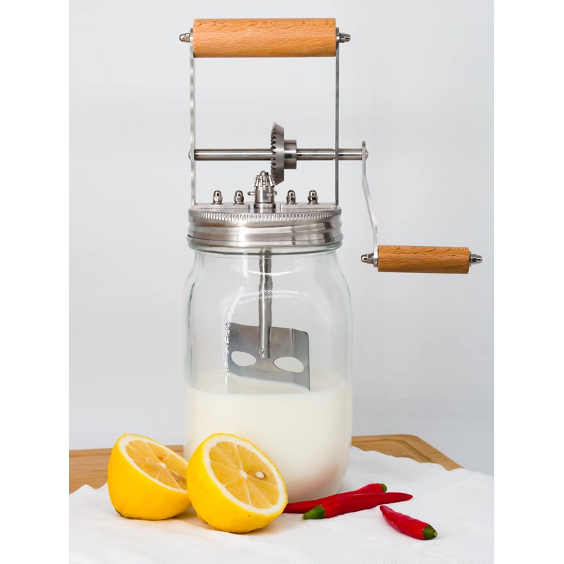 Aeaker Butter Churner – Make Fresh Homemade Butter in 10
