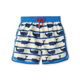 Hatley Boys' Swim Shorts, Nautical Whale