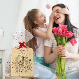 Cdithy Bamboo Chopping Board, Kitchen Gifts for Women, Birthday Gift for Wife and Girlfriend, Schön dass es Dich gibt Gifts, Original Gift for Mum, Girlfriend, Men, Mother's Day Gift