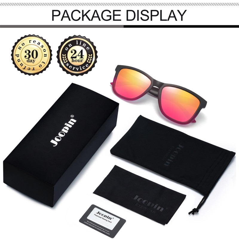 Joopin Rectangular Sunglasses Men's Polarised and Classic Sunglasses Women's Retro