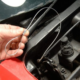 C3 Corvette Hood Emergency Hood Release Cable Kit Fits: 77 through 82 Corvettes