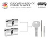 GERCAR Profile Cylinder, Locking Cylinder, 30/30 mm, Double Cylinder Door