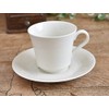 Set of 5 Ceramics [White Tableware] Milky White White with