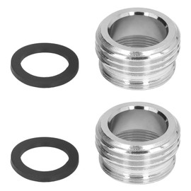 Faucet Adapter Kit,Kitchen Aerator Adapter Female To Male 2 Sets Faucet Adapter Straight Thread 15/16in Male 27/32in Female to 17/16in Garden Hose Water Filter Standard Hose Sink Sprayers