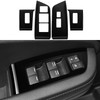YOJOJOCO 4PCS Inner Window Switch Panel Cover Compatible with Honda