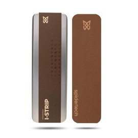 Spidertech Kinesiology Atheletic Tape 8" Precut Strips (20 Pack) (Cocoa)