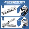 GJNL Nail Clippers for Men Thick Nails 2024 Upgraded Wide