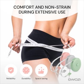 Tape Measure Body Measuring Tape - Measuring Tape for Body with Double-Scale - 60 inch/1.5 Meter Soft Tape Measures Retractable for Sewing Cloth, 6 Pcs